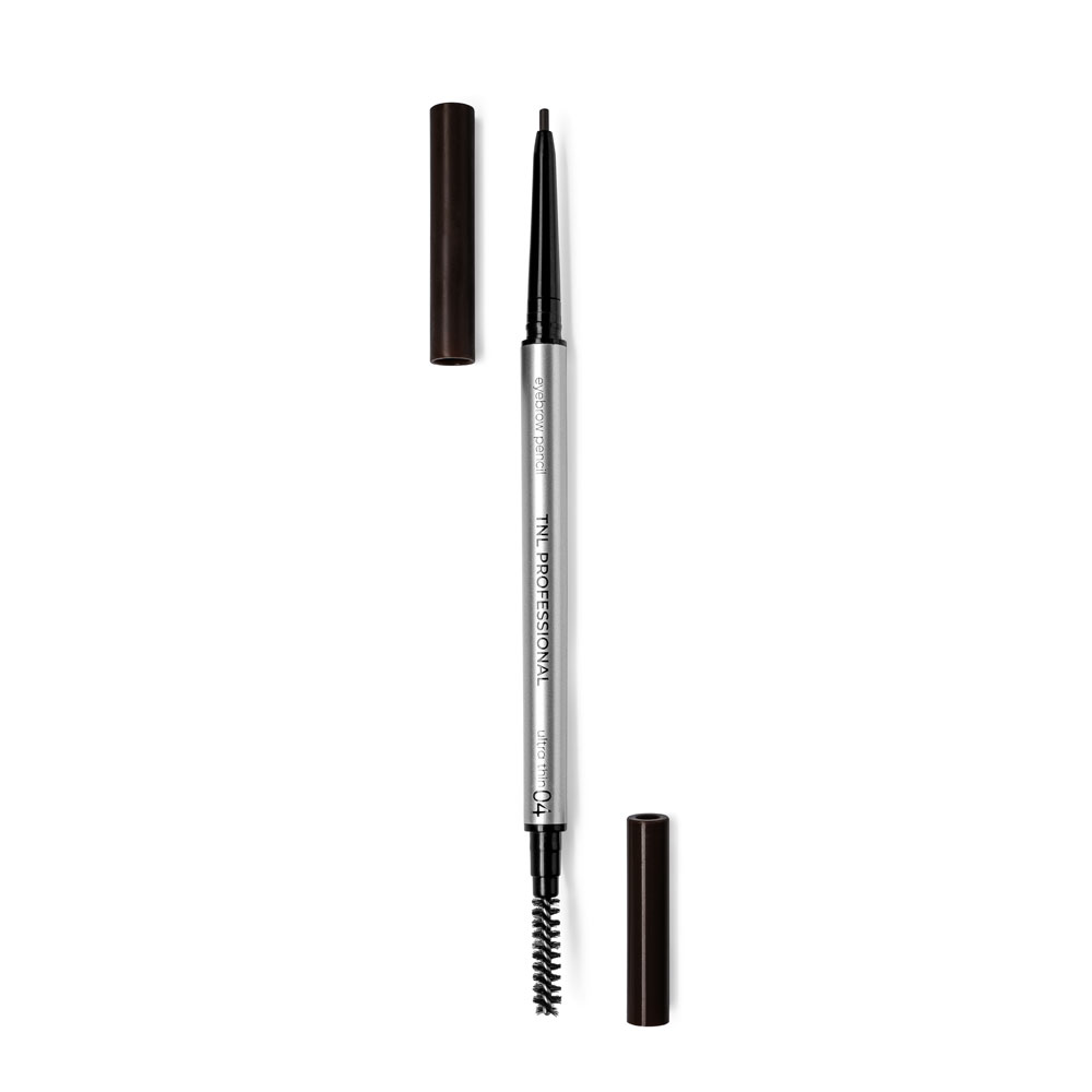 Ультратонкий карандаш для бровей TNL Ultra thin № 04 - dark grey brown (0,1 гр.)