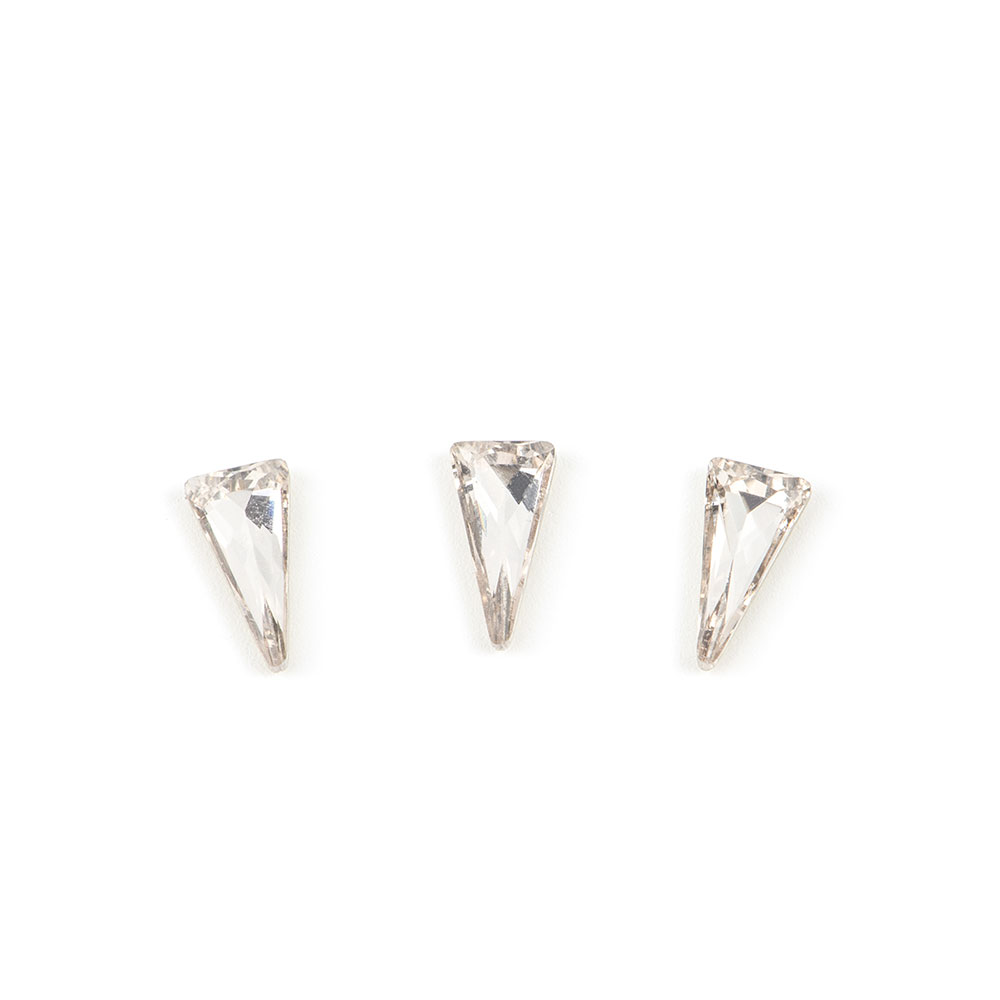 Стразы для дизайна ногтей прозрачные TNL - Пика (10 шт./уп)