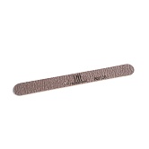 Пилка для ногтей тонкая 80/120 улучшенное качество (коричневая) (деревянная основа) (10 шт. в упак.)