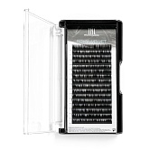 Матовые ресницы на ленте TNL Royal Velvet 0.10, изгиб M, 11 мм, 16 линий