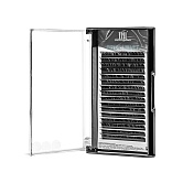 Матовые ресницы на ленте TNL Royal Velvet 0.10, изгиб M, 10 мм, 16 линий