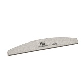 Пилка для ногтей "лодочка" 100/180 Корейская (серая) в индивидуальной упаковке