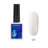 Жидкий Poly Gel TNL с жемчужной поталью и шиммером