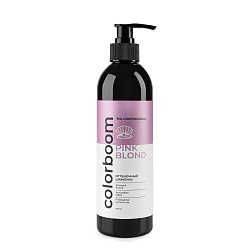 Оттеночный шампунь TNL Color Boom Pink Blond для розового блонда