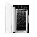 Матовые ресницы на ленте TNL Royal Velvet 0.10, изгиб C, MIX №02 (6-15 мм), 20 линий