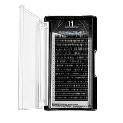 Матовые ресницы на ленте TNL Royal Velvet 0.12, изгиб C+, 11 мм, 16 линий
