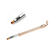 Кисть для геля "Жар-птица" закругленная №4