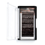 Ресницы на ленте TNL Brown Chinchilla 0.10, изгиб L, MIX (7-15 мм), 20 линий