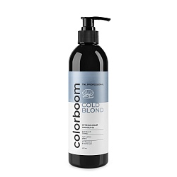 Оттеночный шампунь TNL Color Boom Cold Blond для холодного блонда