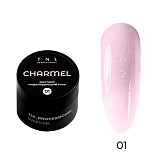 Гель для наращивания Charmel жесткий с шиммером, TNL Professional, 15 мл