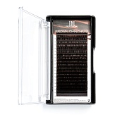 Ресницы на ленте TNL Brown Chinchilla 0.15, изгиб C+, MIX (7-15 мм), 20 линий