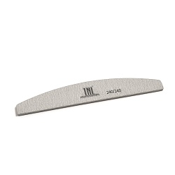 Пилка для ногтей "лодочка" 240/240 хит продаж (серая) (10 шт. в упак.)