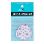 Спонж для макияжа TNL Силиконовый плоский сердце