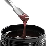 Гель для наращивания Glassy Gel витражный цветной №1 - пыльная роза, TNL Professional, 15 мл