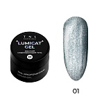 Гель для наращивания Lumicat gel, жесткий, кошачий глаз, TNL Professional, 15 мл