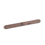 Пилка для ногтей узкая 100/180 экстра-класс (коричневая) в индивидуальной упаковке
