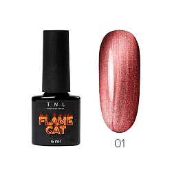 Гель-лак Flame Cat корейская кошка, TNL Professional, 6 мл