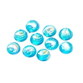 Пластиковый дизайн TNL - Круглый "Голубой" (10 шт/уп)