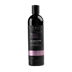 Бальзам-маска для кудрявых, волнистых и непослушных волос TNL WILD CURLS с омолаживающим эффектом, 400 мл