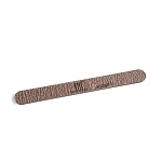 Пилка для ногтей узкая 180/240 экстра-класс (коричневая) в индивидуальной упаковке