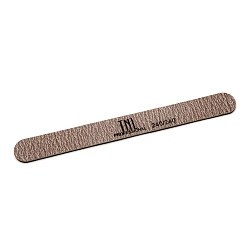 Пилка для ногтей узкая 240/240 экстра-класс (коричневая) (10 шт. в упак.)